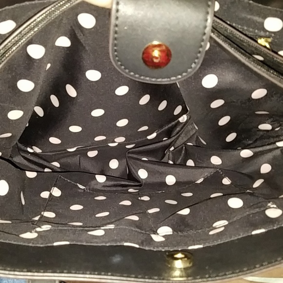 Anne Klein black tote - Picture 7 of 8
